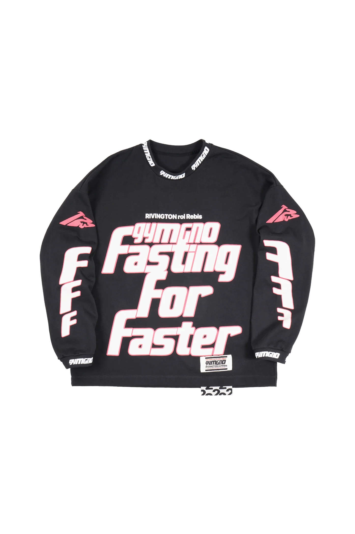 FASTINGFORFASTERLSTEEVINTAGEBLACK-FRONT_1 FASTING FOR FASTER LS TEE